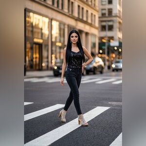 Frye Strappy Leather Heeled Sandals Size 7.5 Ivory Gladiator Style Wooden Heel